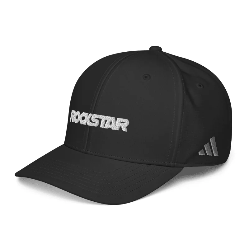 Black cap with white Rockstar wordmark